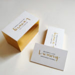 Gold Foil Utra Thick Visiting Cards