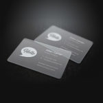 Frosted Business Cards