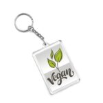 Promotional Custom Shaped Acrylic Key Chain