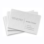 Lined Card Stock Visiting Card