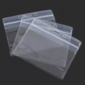 Clear ID Holder Horizontal