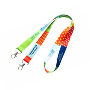 Double Hook Lanyard Printing