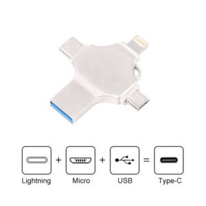 3 in 1 USB Flash Drive | Micro, Lighting, USB Ports