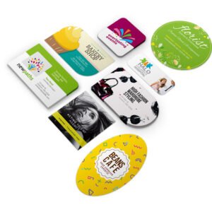 Custom Shaped Die-Cut Business Cards Printing