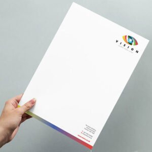 Letterhead Printing, Offset Process, Color Matching, Bleed Printing