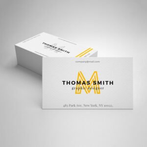 Business Cards Printing on Textured, Linen, Recycled & Kraft Paper Stocks