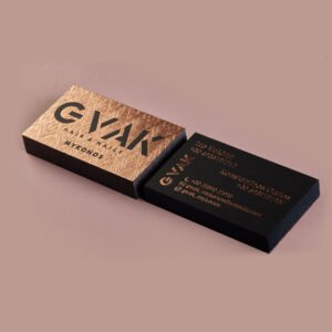 Printing, Foil, Embossed, Double Pasting Luxury Business Cards