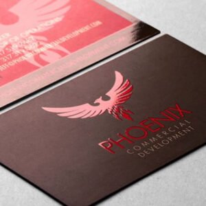Raised Spot UV Business Cards | Reflect on Selected Spots